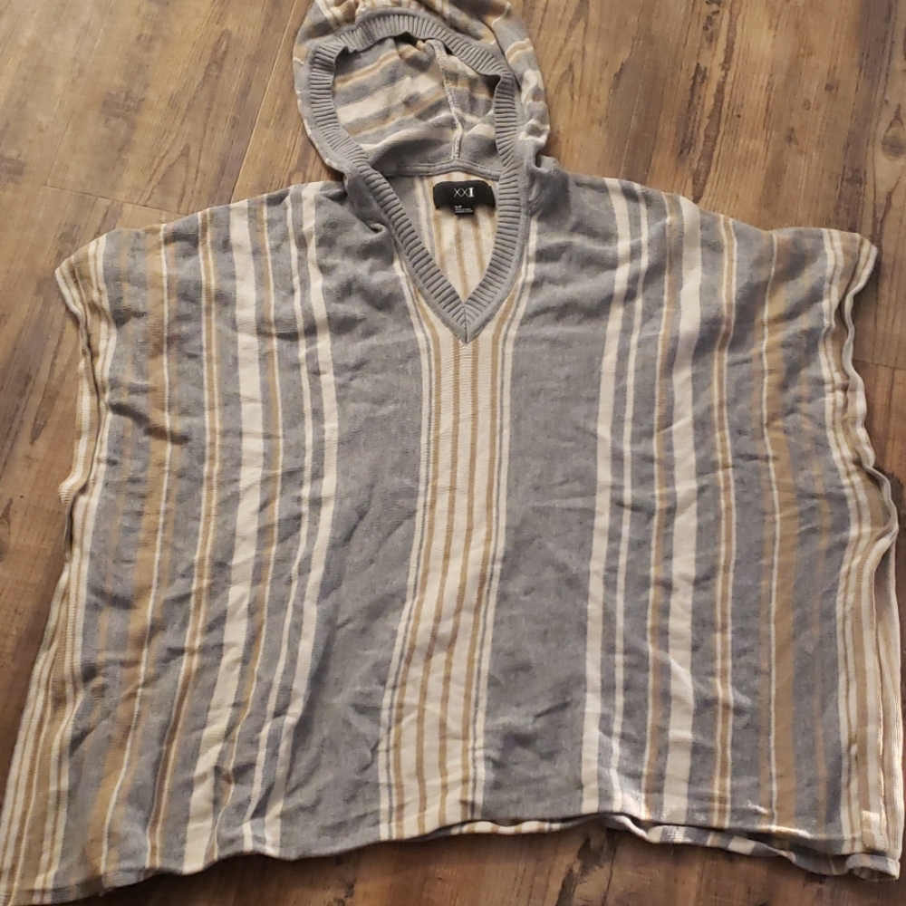 Oversized poncho